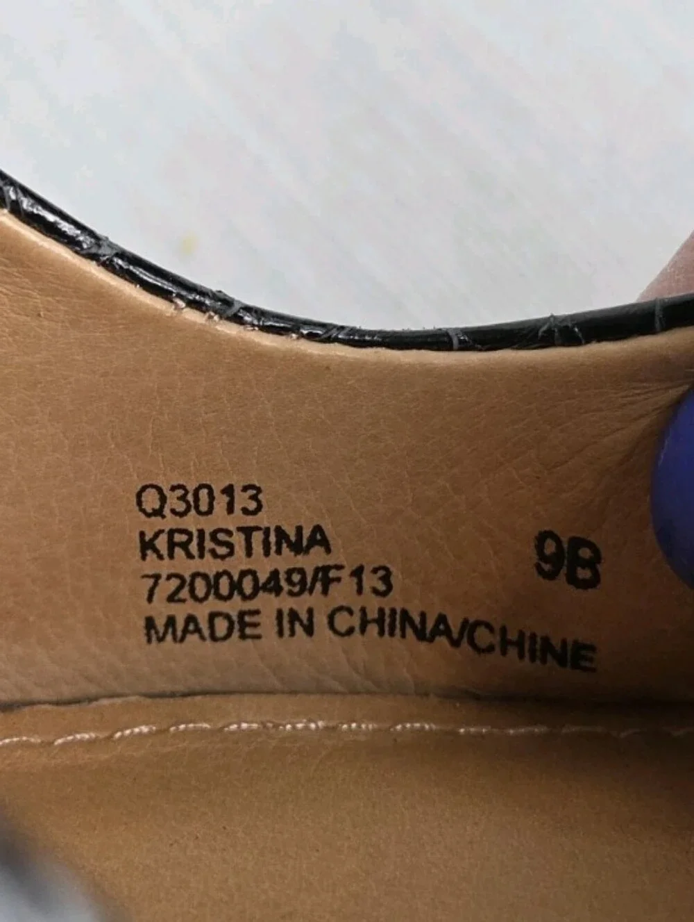 COACH Kristina Q3013 Black Snake Embossed Leather Platform Stiletto Pumps 9B